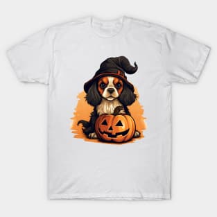 Halloween Cavalier King Charles Spaniel Dog #2 T-Shirt